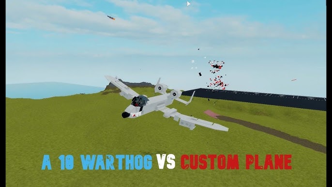 Roblox Plane Crazy Dogfight A10 Warthog Vs Custom Plane Youtube - roblox plane crazy a10 warthog tutorial youtube