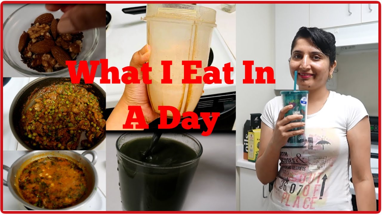 What I Eat In A Day !! * Realistic , Easy, & Indian Vegetarian Healthy