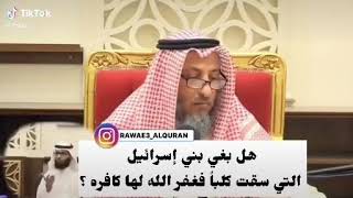 هل بغي بني اسرائيل التي سقت كلبا فغفر الله لها كافره