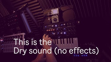 Demonstration: Arturia MicroFreak into a Zoom Multi-stomp MS70 pedal