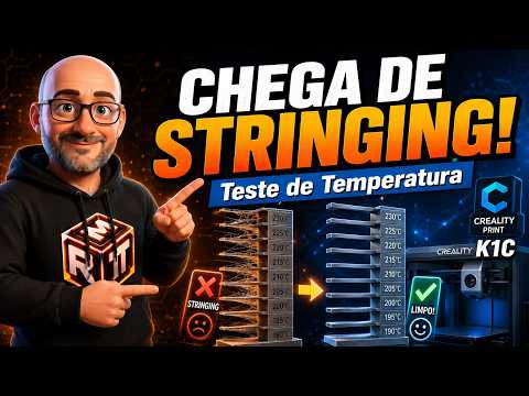 CALIBRAÇÃO 3D: Como fazer o TESTE DE TEMPERATURA (Torre de Temperatura)