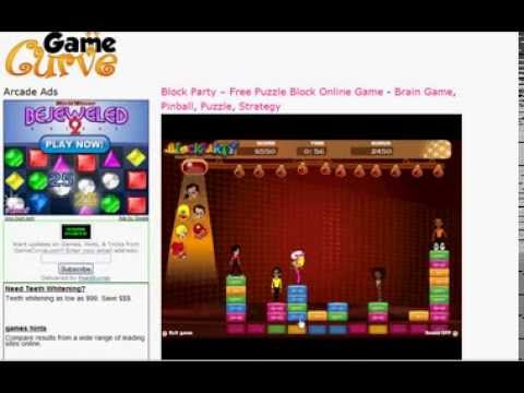 Top Game 2009 Block Party Free Dance Puzzle Game on GameCurve.com - YouTube