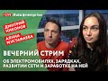 Про электромобили, о зарядках, развитии сети и заработке на ней | Дмитрий Никонов и Алина Мустафаева