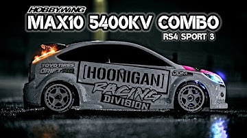 HOBBYWING Max10 80a 5400kv Combo HPI RS4 SPORT3