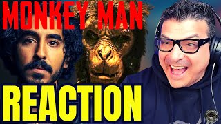 MONKEY MAN | OFFICIAL TRAILER REACTION!! | Dev Patel | Jordan Peele | Universal Pictures