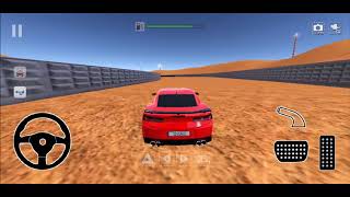 Çöl Yollarında Modifiyeli Kırmızı  Chevrolet Camaro Sürüş Simülatörü Oyunu Oyna -  Muscle Car ZL HD screenshot 5
