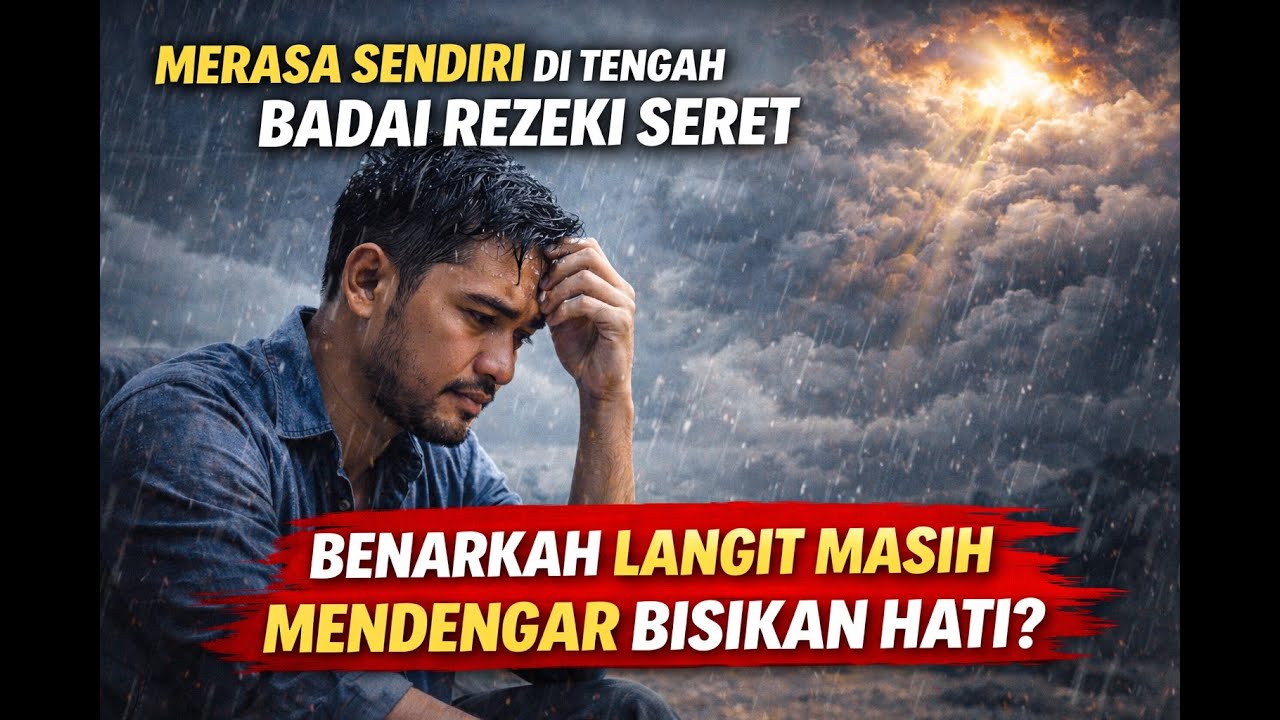 Merasa Sendiri di Tengah Badai Rezeki Seret, Benarkah Langit Masih Mendengar Bisikan Hati