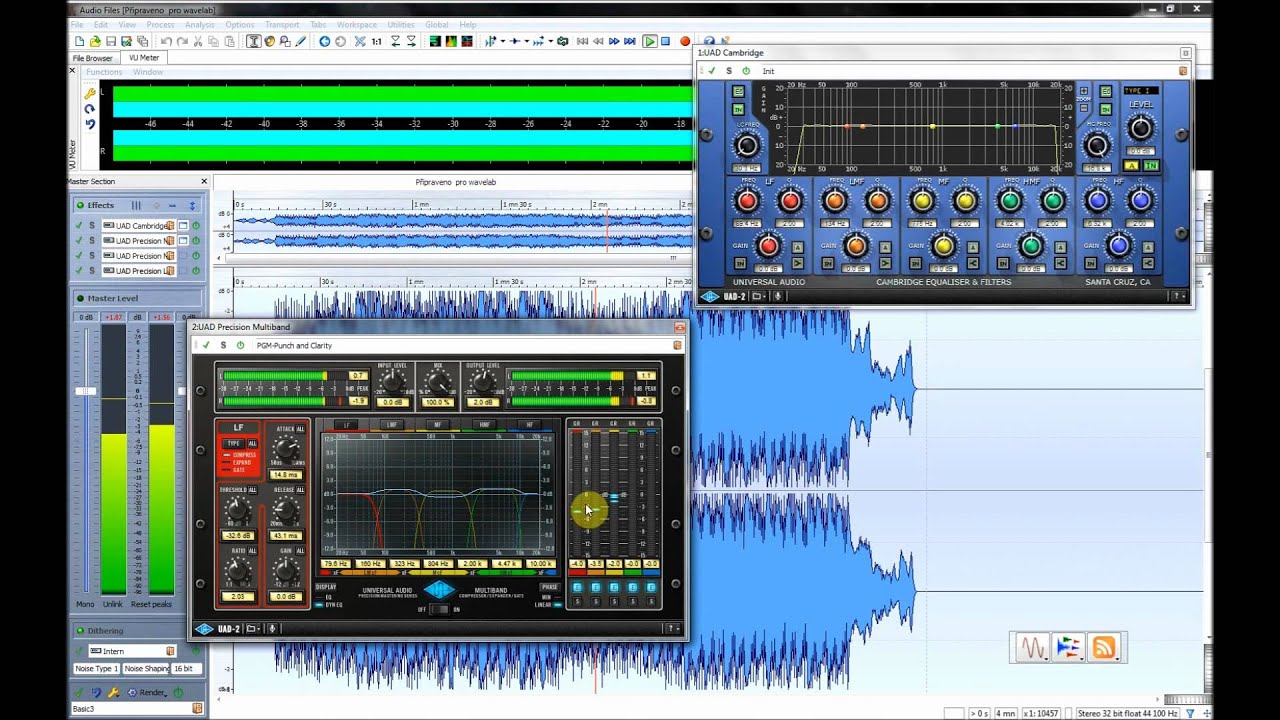 mastering in wavelab 7