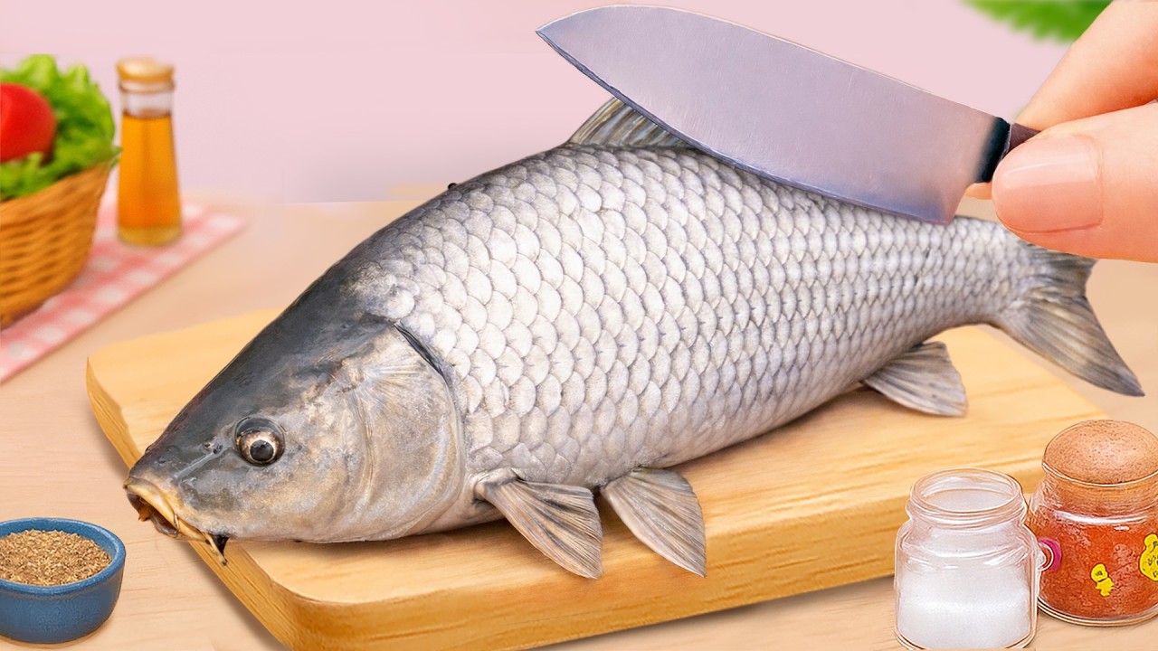 Рецепт крошечной рыбки 🐟 Как приготовить миниатюрную индийскую рыбку карри | Petite Cooking