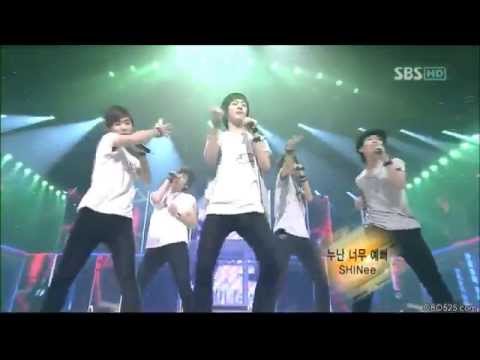 【繁體中字】080720 SHINee-姐姐妳太美了(Replay) @Inkigayo