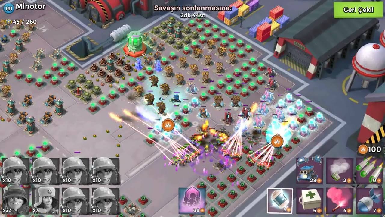 Boom Beach - DX / Minotaur - Laser Ranger SOLO