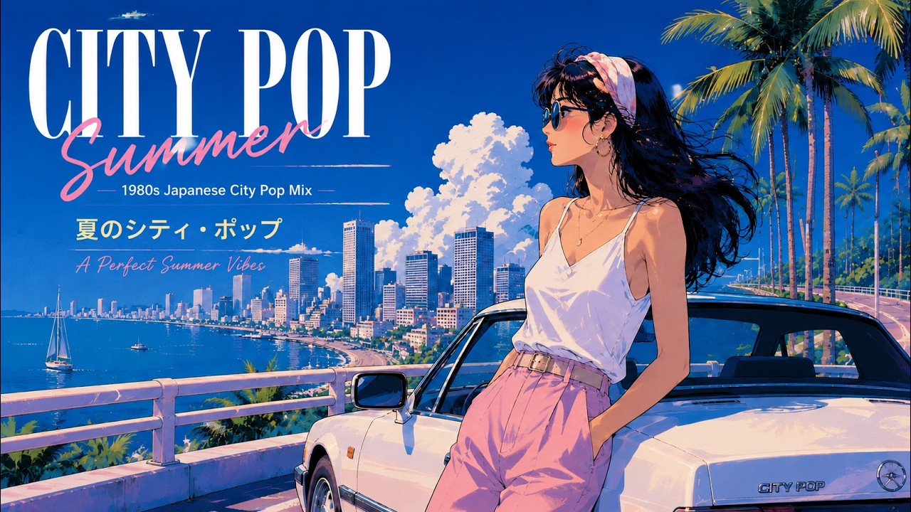 Summer Breeze 1985 🌴 Japanese City Pop Mix | Ocean Drive Memories