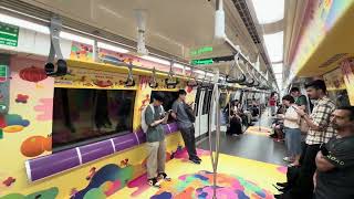 Cny Themed Train Sbs Transit Alstom Metropolis C751A 70177018 Hougang To Pung Coast.