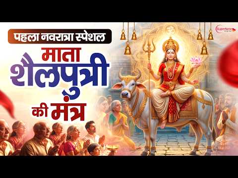 नवरात्र का पहला दिन 2026 माँ शैलपुत्री का मंत्र जाप Shailaputri Mata Mantra - Shardiya Navratri Day1