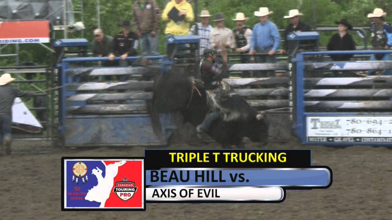 Beau Hill vs HOGS 81 Axis of Evil. Wanham, AB (PBR) '13