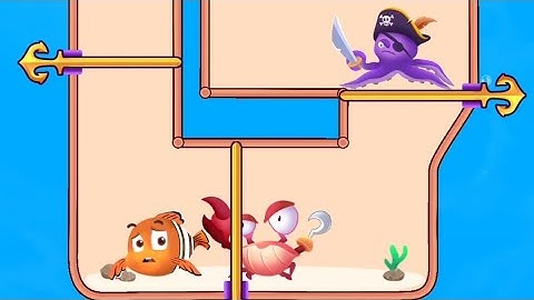 Fish Pin Gameplay Save The Fish All Level- Fishdom Game - Pull The Pin