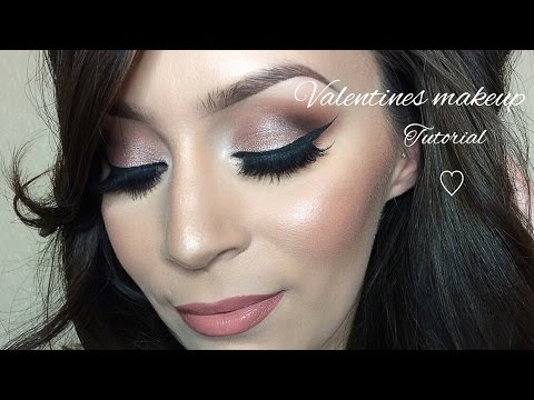 Valentines day l Rose makeup tutorial