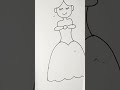 drawing princess👸 #ytshorts #drawing #art #shortsvideo #shorts @DhanasTimePass