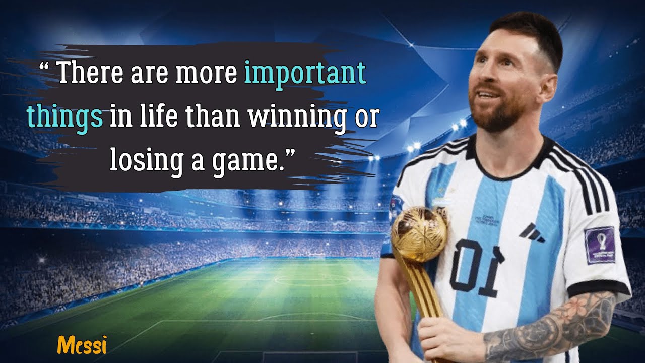 Lionel Messi: Inspiring Quotes from the Football Maestro! Great Quotes