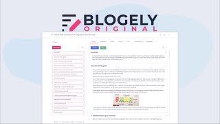 Blogely Review and Tutorial: AppSumo Lifetime Deal