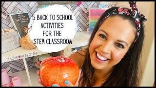 Back to School STEM Lessons -STEM Back to School Bootcamp