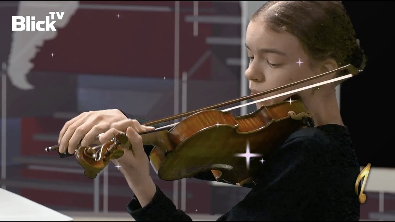 Die 13-jährige Zürcher Violinistin Ilva Eigus, die gleich zwei renommierte ...