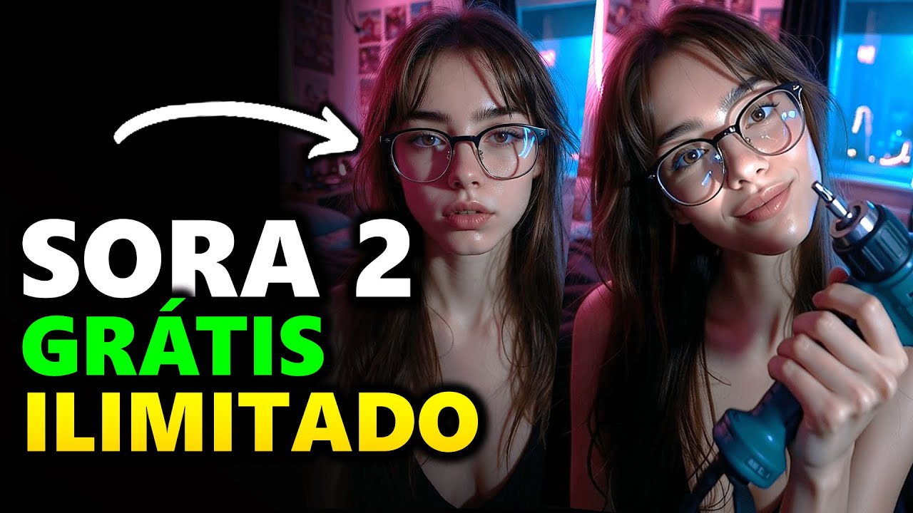 SORA 2 de GRAÇA e ILIMITADO nessa NOVA PLATAFORMA - Como Usar