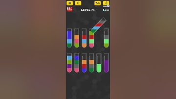 water sort color puzzle level 74