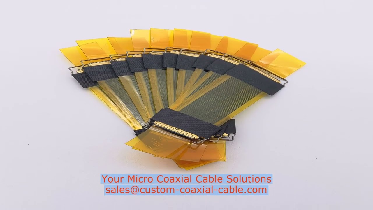 micro-coaxial cable manufacturer traceable lots I-PEX 20633-260T-01S 120 pin micro coaxial cable Swe