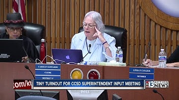 Low turnout at superintendent search meeting