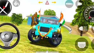 Sky 💙 Thar 4x4 Indian Cars Simulator 3D Game Play  screenshot 3