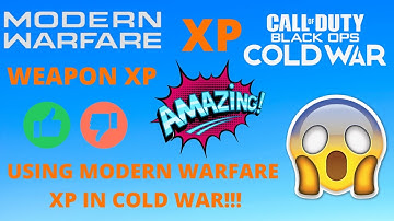 How To Use Modern Warfare XP Tokens In COLD WAR!!!