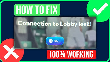 EA FC 26 Connection to Lobby Lost [FIXED] | Fix Error Connection to Lobby Lost On PC
