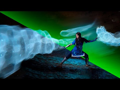 Waterbending #02 ◈ FREE VFX Greenscreen ◈ Avatar inspired Water effects
