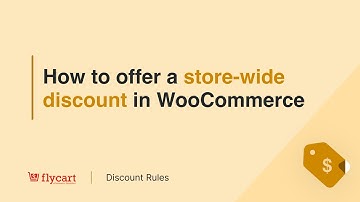 How to offer a store-wide discount in WooCommerce