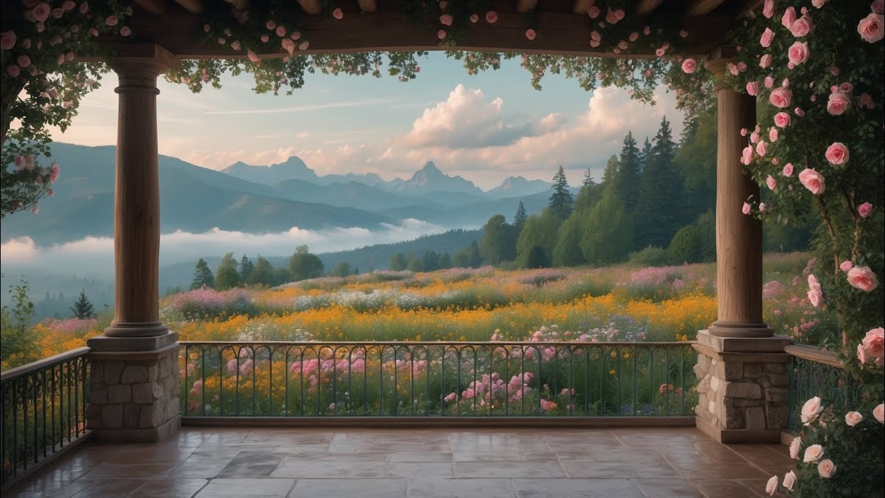 Relaxing & Calm Music 🍃 Quiet Moments in a Wildflower Valley | Sleep, Calm Mind and Deep Rest