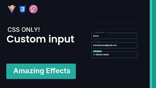 Css Input Field Animation | Floating Label
