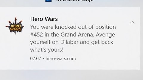How to set up Push Notifications  - Windows 10