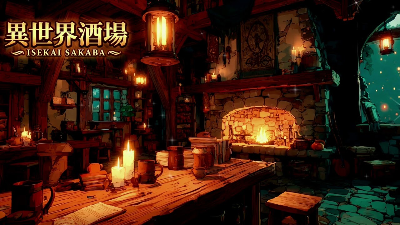 【作業用BGM/ケルト音楽】異世界酒場|静かな夜に流れるファンタジーBGM
