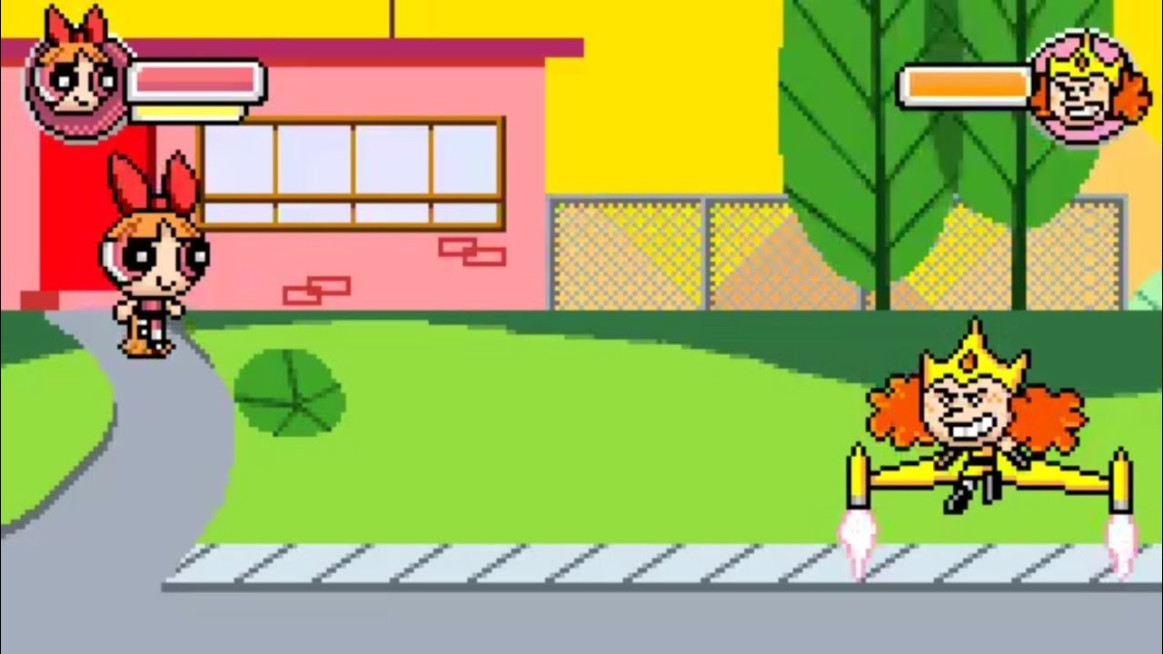 The Powerpuff Girls Him and Seek GBA All Bosses and Ending