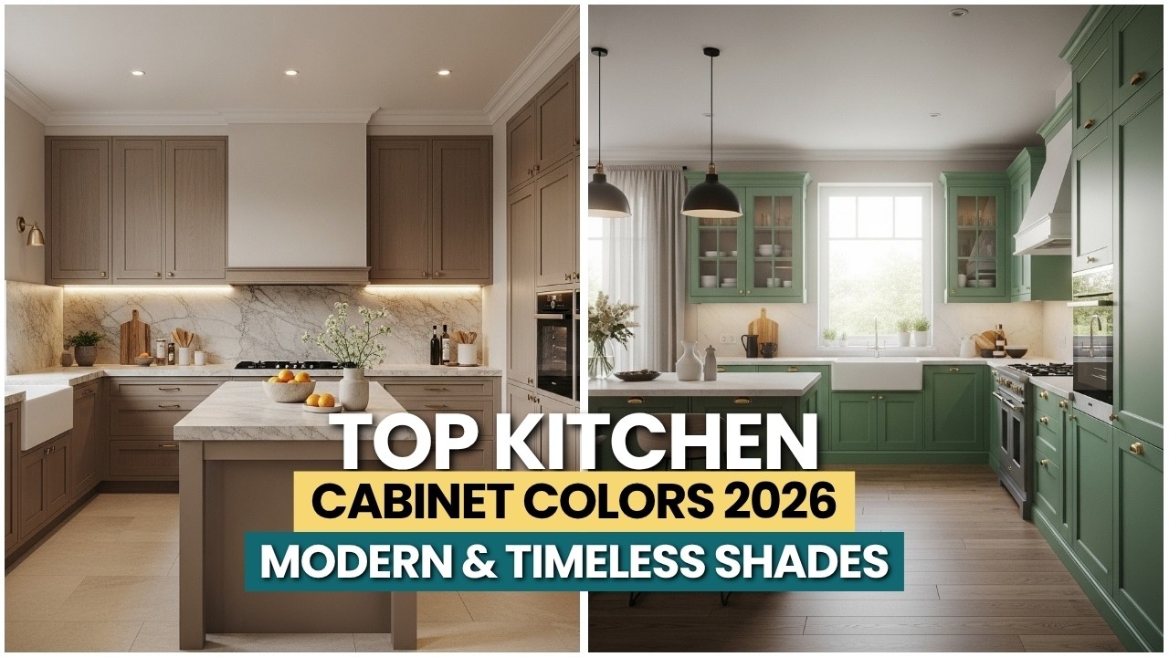 Top Trending Kitchen Cabinet Colors for 2026 | Best Modern & Timeless ...