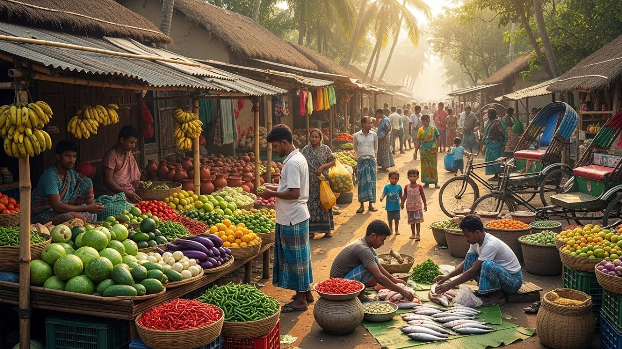 কুসুমহাটি পাইকারি কাঁচা সবজির বাজার