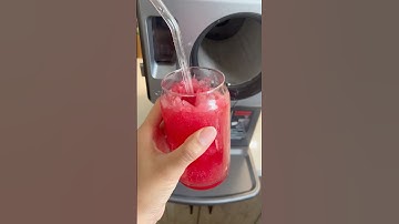 1-Ingredient Slushy Recipe in 🍉 |  Frozen Drink Maker Review #foryoupage #gourmia #viral