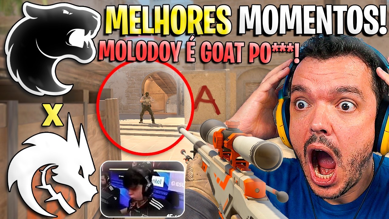MOLODOY HUMILHOU A SPIRIT!🔥 FURIA x SPIRIT (MELHORES MOMENTOS) - IEM Kraków 2026 - (GAULES)