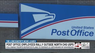 VIDEO: Charleston letter carriers rally against USPS privatization threat