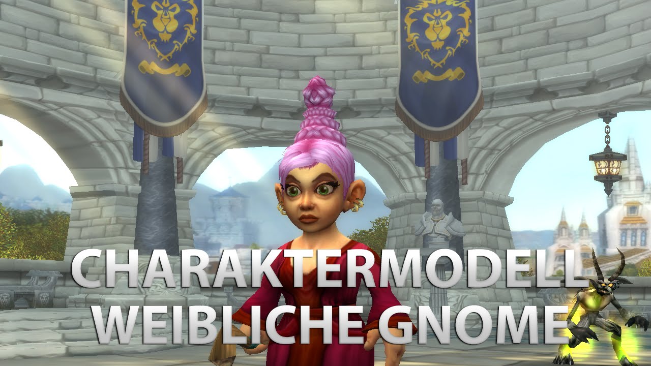 Warlords of Draenor: Weibliche Gnome - neue Charaktermodelle