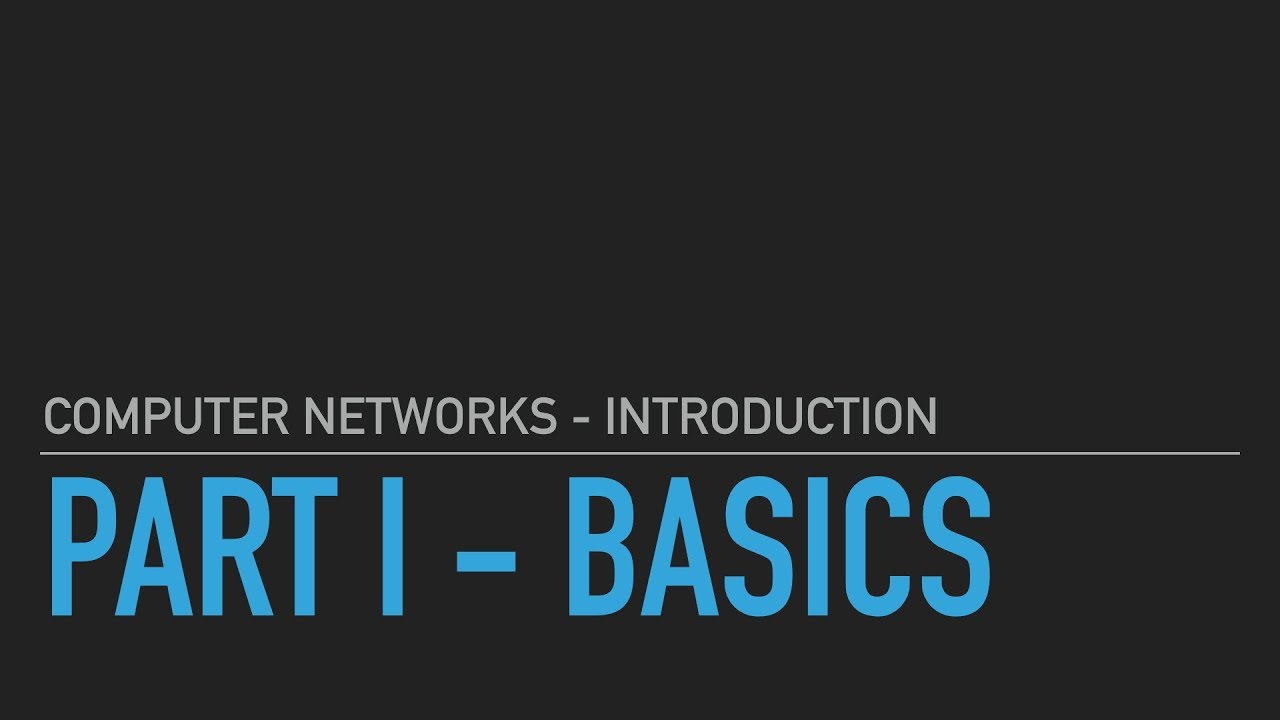RETI INFORMATICHE - Parte 1 "I FONDAMENTALI ”