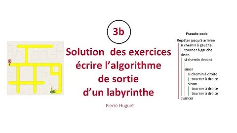 algorithmes 3b : corrigé de l