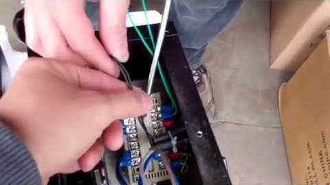 Heat press controller box wiring