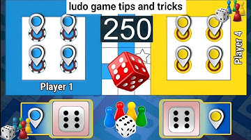 Tricks and Tips Ludo King || How to Win Ludo King | 4 players gameplay || Ludo king #250 #gameplay